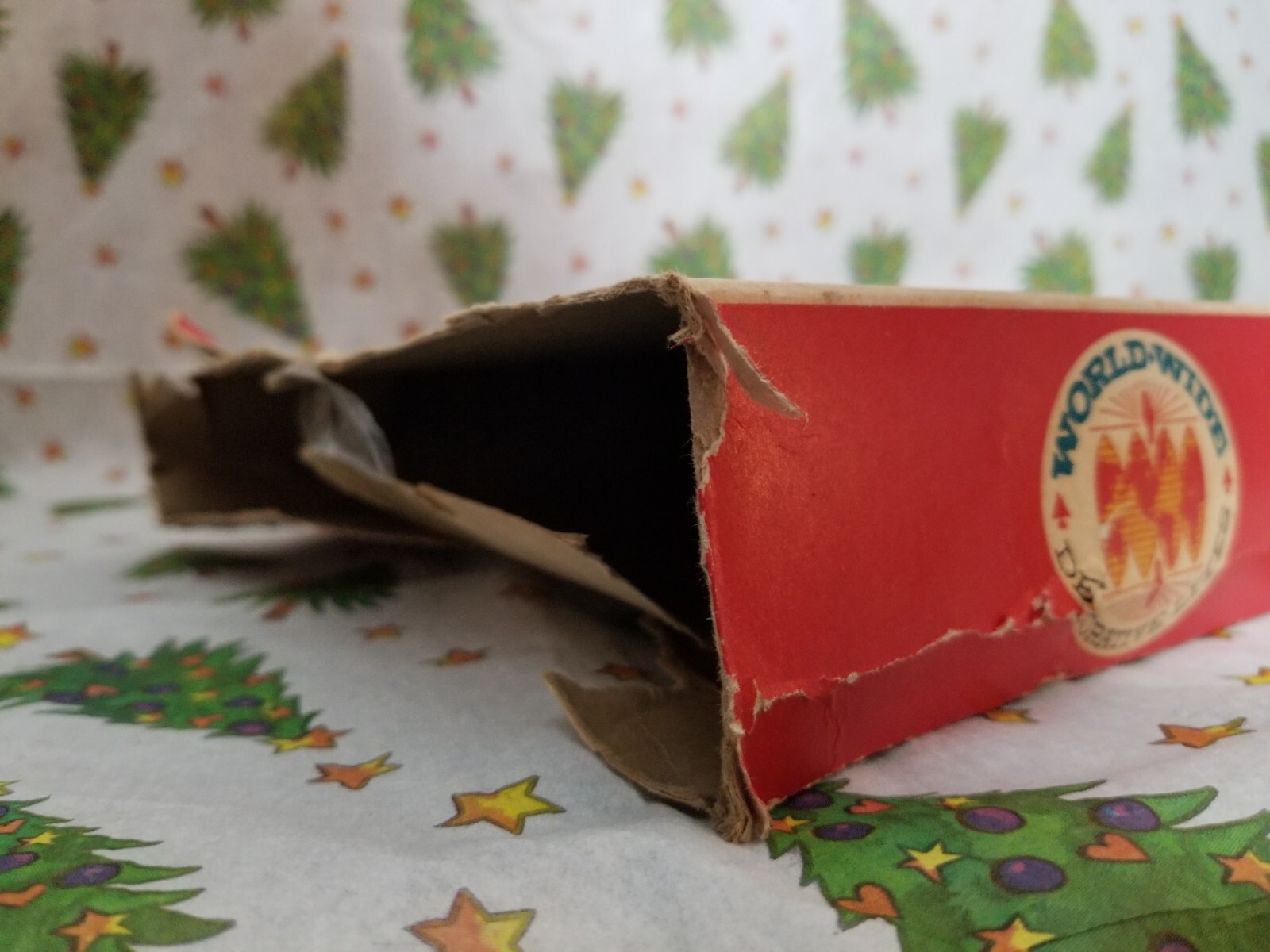Vintage Christmas 8 Light  Candolier Original Box