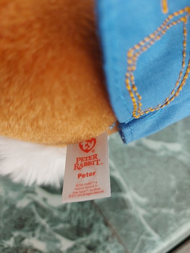Peter Rabbit Original Ty Beanies Small Plush Toy With Tag - Picture 4 of 5