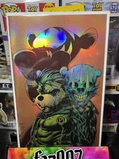 Do You Pooh Poohverine Tiggom Blue Skull Virgin Foil AP3 comic cover