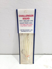 Challenger Squid Vinyl Trolling Lure Fishing Hook