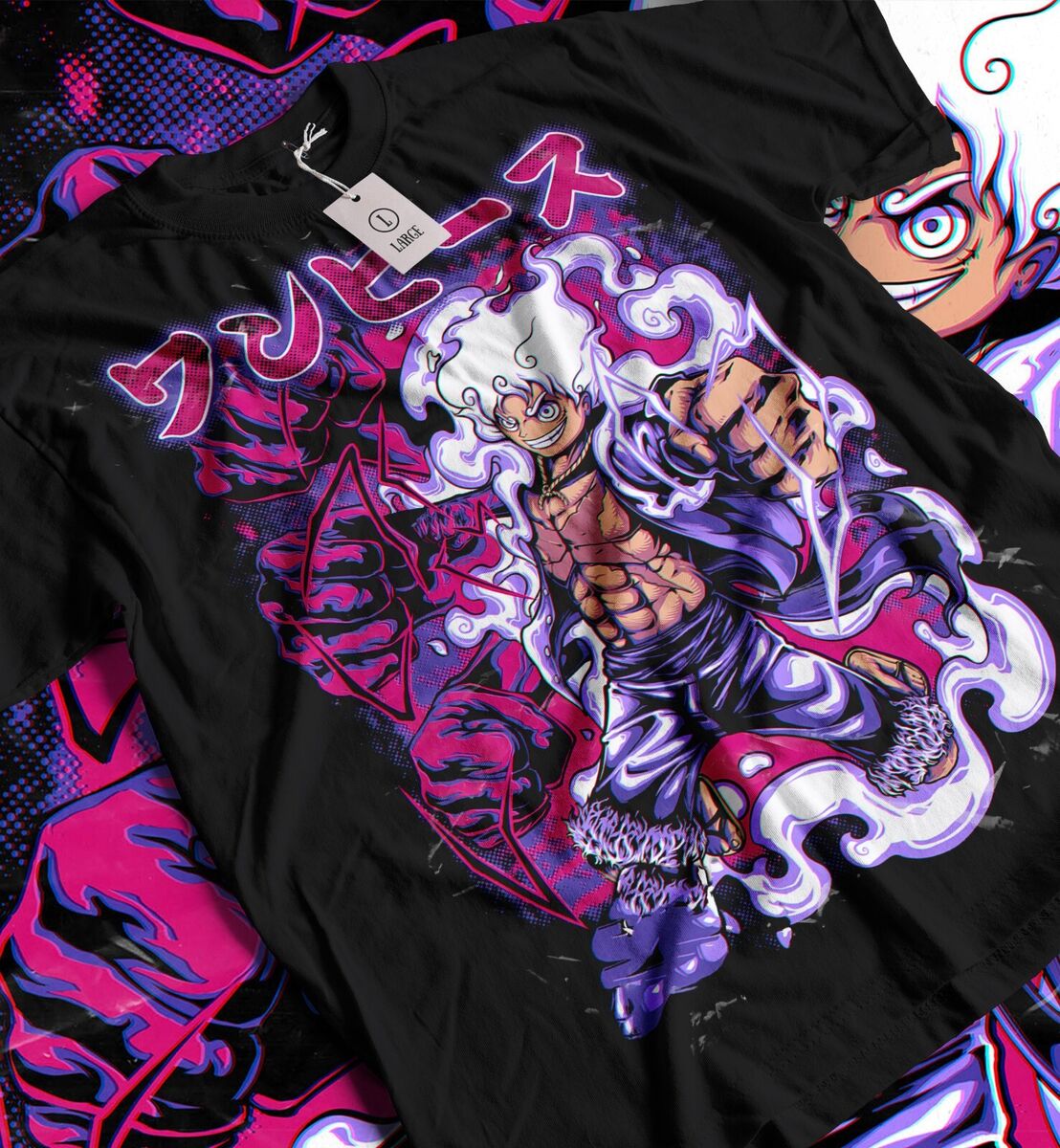 Anime One Piece T-shirt - Luffy Gear 5