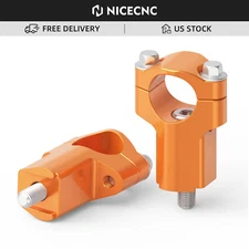 CNC 1 1/8" Handlebar Risers Mount Clamp For KTM 790 890 1290 Adventure 2021-2023