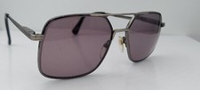 Vintage Ao Safety 770 Gunmetal Square Pilot Metal Sunglasses USA FRAMES ONLY