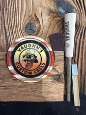 Vaughn's Custom Calls NEW 2025 Hand Laminated Double-sided Glass pot Turkey Call
