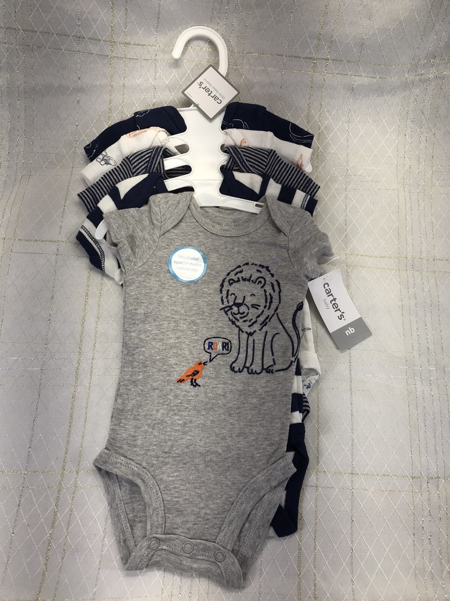 Carters Baby Boys One Piece Bodysuits Size Newborn Piece Set
