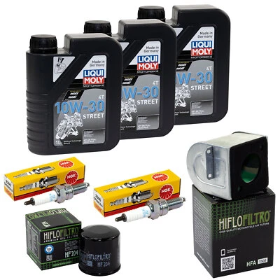 NO-NAME für Honda CB 500 CBR 500 2013-18 Wartung Set Öl 3L Luftfilter Ölfilter Zündkerze