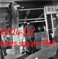 VINTAGE MALE PORTRAIT #0224-332 -times square nyc 1965 -free shipping usa