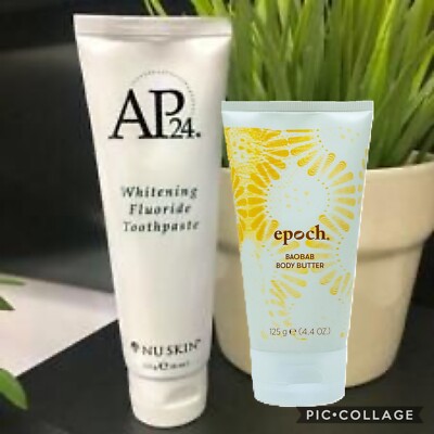 NuSkin Epoch Baobab Body Butter & NuSkin AP 24 Whitening Toothpaste