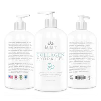 Jellen  Collagen Cucumber Skin Care Facial Treatment Gel