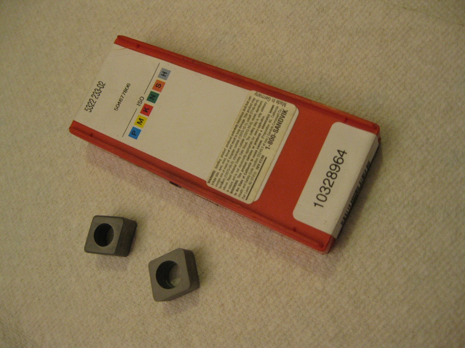Spessore Per Inserto SANDVIK 5322 232-02, Forma Diamante, NNB, Surplus