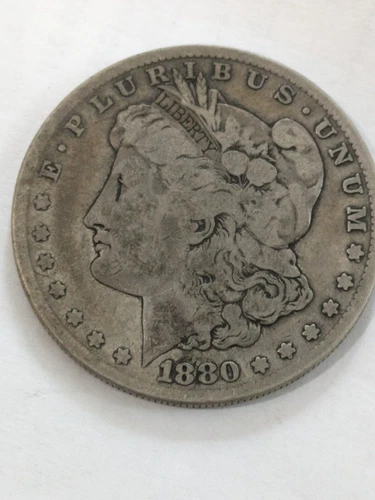 1880-O Morgan Silver Dollar VG+-fine Circulated