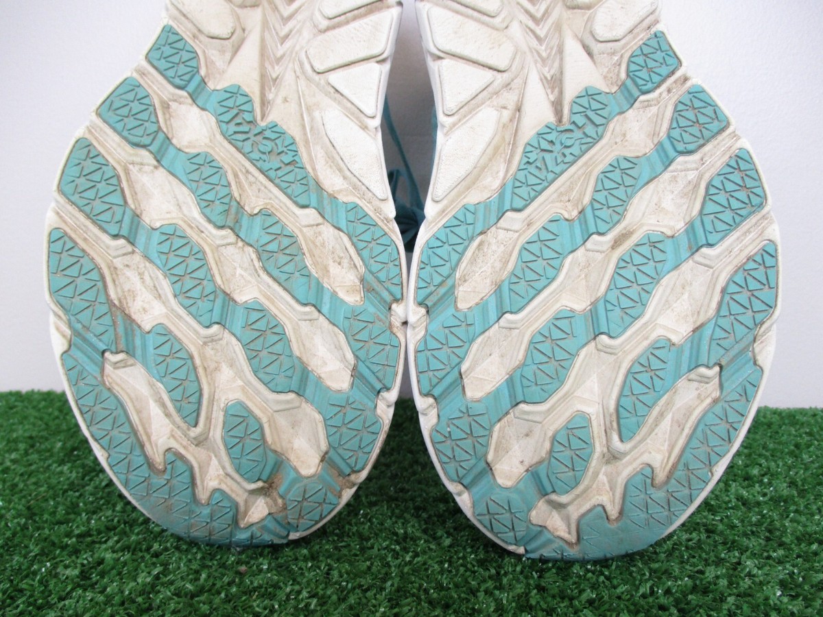 Hoka One One Men\'s Teal Aquarelle Clifton 8 Running Athletic Shoes Sz 11.5D 3021 Hoka One One HOKA Clifton 8 Real Teal | eBay main image 4