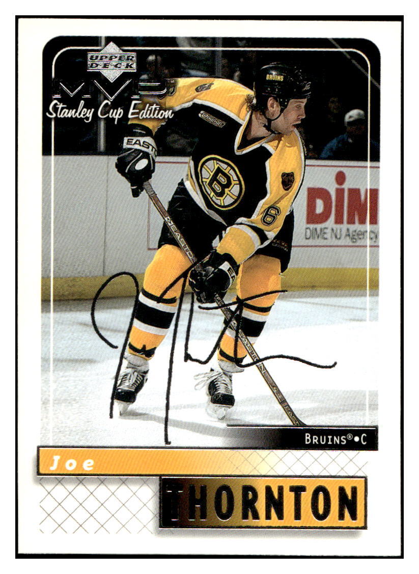1999-00 Upper Deck MVP Stanley Cup Edition #16 Joe Thornton Silver Script
