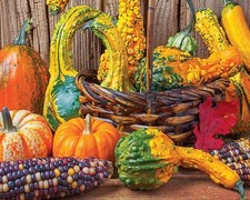 Fall Jigsaw Puzzle Harvest Colors 1500 pc by Springbok Made in USA