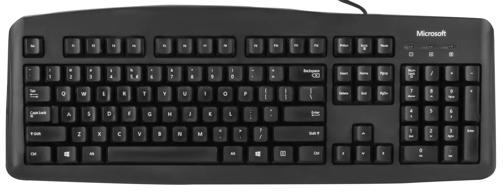 Microsoft  Keyboard 1406 USB Wired English layout QWERTY