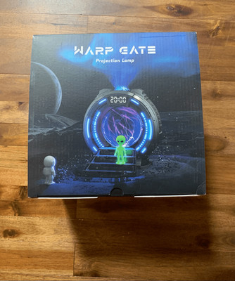 Warp Gate: Galactic Portal Galaxy Projector Lamp with Plasma Ball