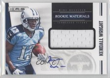 2012 Panini Rookies & Stars Rookie Materials /499 Kendall Wright #222 Auto a0s