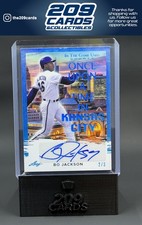 2024 Leaf In The Game Used Once Upon a Time In Blue Holo #OUT-BJ1 Bo Jackson #/3
