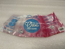 Oasis Christmas Tree Stand Green Plastic for up to 8 Ft. Xmas tree