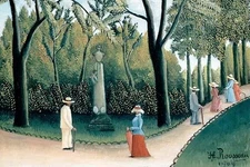Luxembourg Gardens - Monument to Chopin Henri Rousseau #2 Poster Print