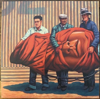 The Mars Volta Amputechture 2xLP VMP Ltd Blue/Orange Vinyl at the drive in