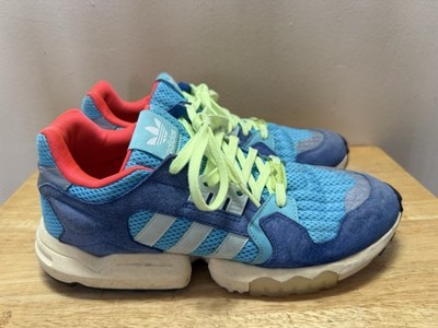 Men s 11 - Adidas ZX Torsion Sneakers Bright Cyan/Linen Green/Blue