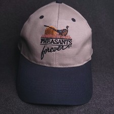 Vtg Pheasants Only Snapback Hat Bird Hunting