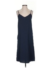 Mango Women Blue Casual Dress 2
