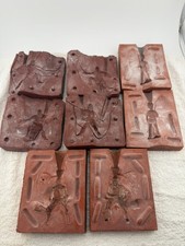 Vintage Rubber Casting Molds For Toy Soldiers Set Of 4