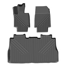 Floor Mats Compatible for T-ES-la Cybertruck 2024 2025, TPE All Weather Floor