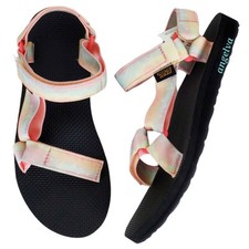 Teva original universal strappy sandals tie dye sorbet lemon summer beach boho