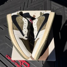 Air Jordan 1 Low OG SP Medium Olive Travis Scott Size 8 Men