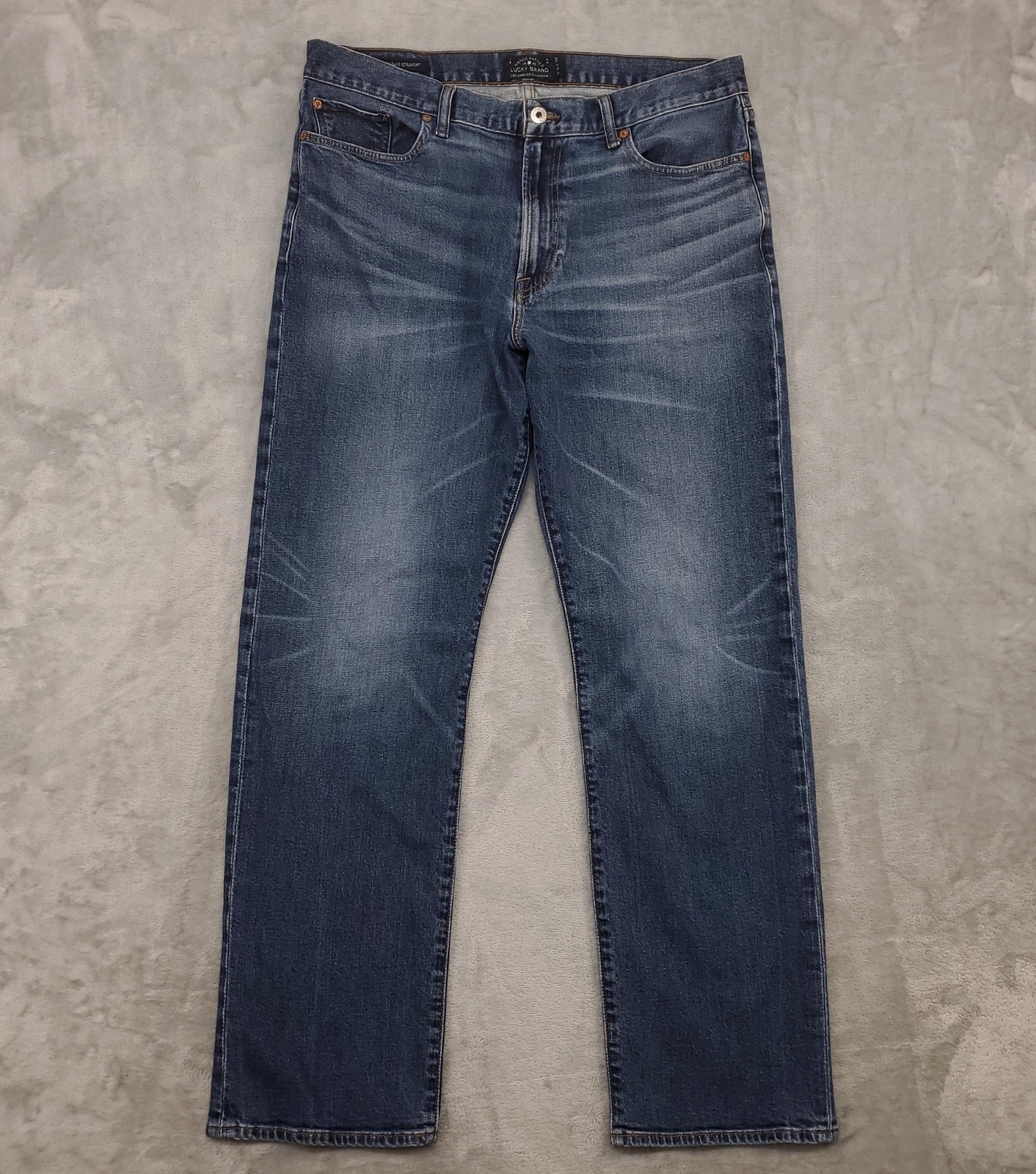 Mens 36x32 Blue 363 Vintage Straight Medium Wash Regular Fit