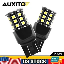 7443 7440 LED Reverse Backup Brake DRL Light Canbus Error Free 7444 Bulbs White