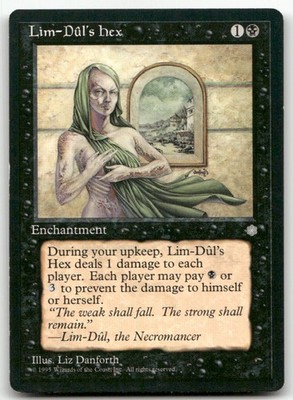 Lim-Dul's Hex (LP) Ice Age ICE Magic MTG