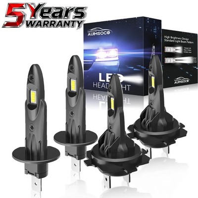 For Renault Duster 2013-2016 2018-2019 LED Headlight Bulbs Kit H1 H7 Combo