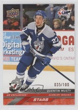 2024-25 Upper Deck CHL Stars Exclusives 35/100 Quentin Musty #338 1l1y