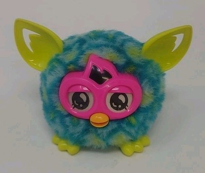 RARE 2013 Furby Boom Furbling Mini Baby Blue White Yellow - USED