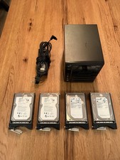 NAS THECUS N4200 Unit & Seagate 2TB HDDs Tested & Working - Good Used Condition