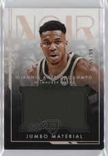 2021-22 Panini Noir Jumbo Material 55/99 Giannis Antetokounmpo #JM-GAK 6fs