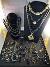 Vintage to Modern Costume Jewelry Lot 100% Wearable or Resell Necklaces+.  J18