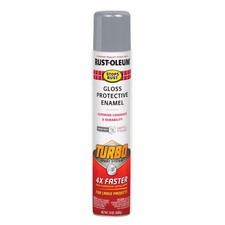 Rust-Oleum 393377 Stops Rust Turbo 24 Ounce Pack of 1 , Gloss Smoke Gray