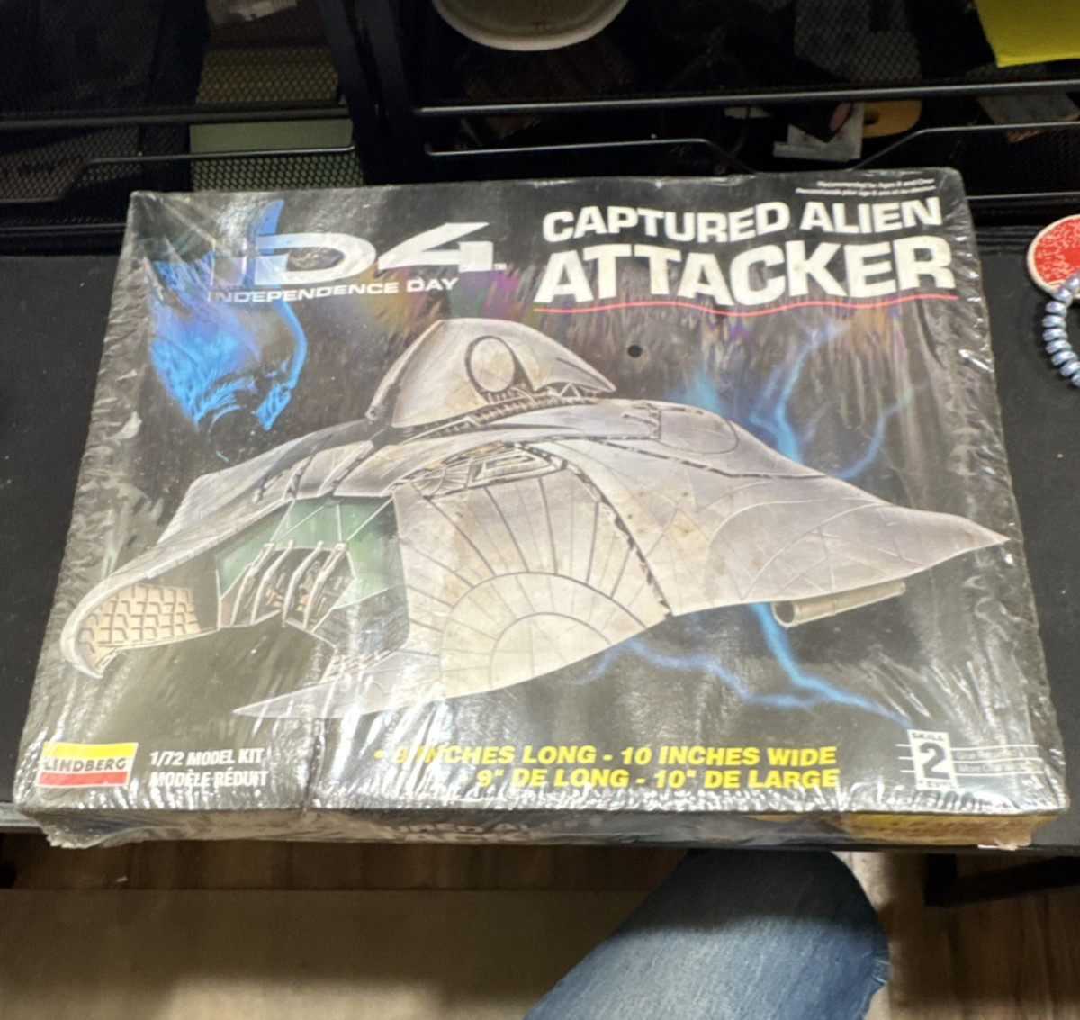 Lindberg 77311 Id4 Captured Alien Attacker Ship Independence Day