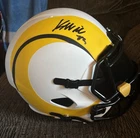 Los Angeles Rams Kyren Williams Lunar Rep Autographed Helmet Beckett BAS