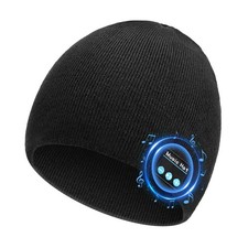 Bluetooth Beanie For Men Women HD Stereo Sound Headphones Christmas Tech Gift