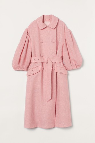 Simone Rocha x H&M - NEW!!! SOLD OUT TWEED TINSEL-DETAIL COAT - SIZE M - BNWT!!!