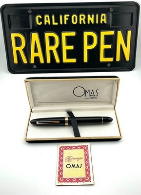 Vintage OMAS OGIVA EXTRA Fountain Pen Large 5.8''  14K Med Flex nib  MINTY