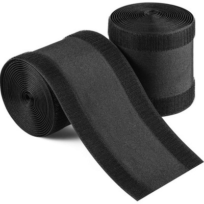 Carpet Cord Cover Cable Protector for Office Flooring - 19.69 ft, Black