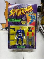Toy biz Spider-Man The Animated Series Nick Fury Action Figure NIB