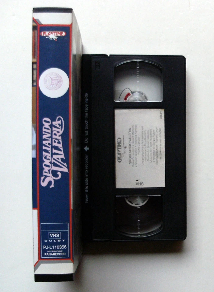 VHS SPOGLIANDO VALERIA (1989) DALILA DI LAZZARO - PLAYTIME - EX NOLEGGIO - Immagine 4 di 4